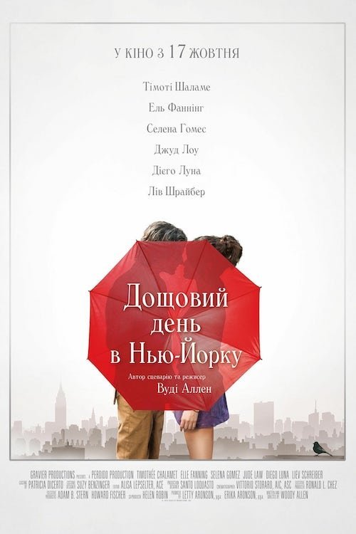Постер до Дощовий день в Нью-Йорку