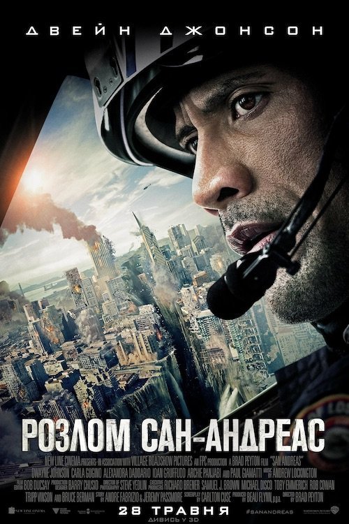 Постер до Розлом Сан-Андреас